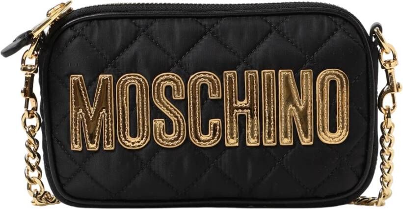 Moschino Cross Body Tas voor de Moderne Vrouw Black Dames
