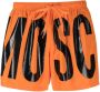 Moschino Stijlvolle effen kleur zwembroek voor heren Orange Heren - Thumbnail 8
