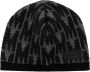 Moschino Zwarte Beanie Muts Black Unisex - Thumbnail 1