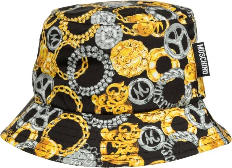 Moschino Bear Charms Hat Zwart Dames