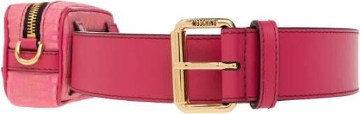 Moschino Riem with pouch Pink Dames