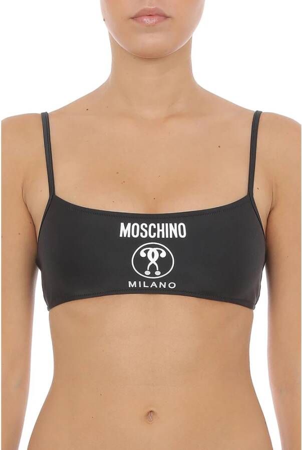 Moschino Zwarte Bikini`s Stijlvol Model Black Dames