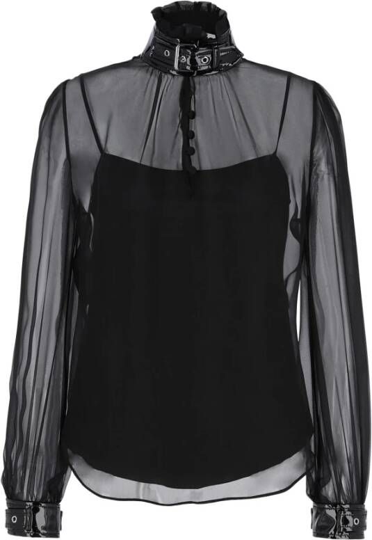 Moschino Blouse overhemd Zwart Dames