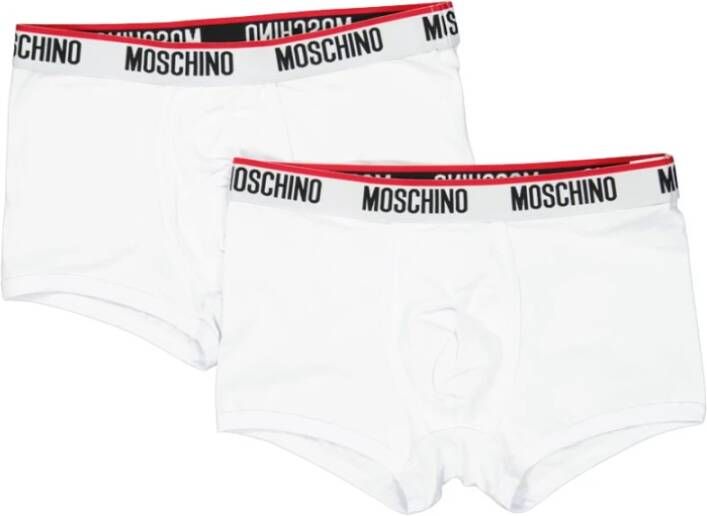 Moschino Verbeter je ondergoed met stijlvolle boxershorts White Heren