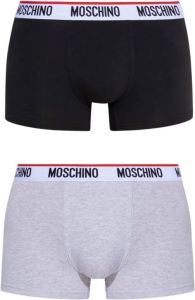 Moschino Boxershorts 2-pack Zwart Heren