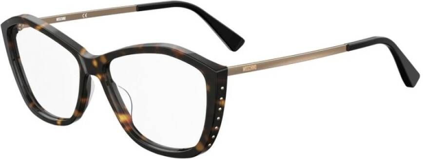 Moschino Bicolor Acetaatmonturen voor vrouwen Multicolor Dames