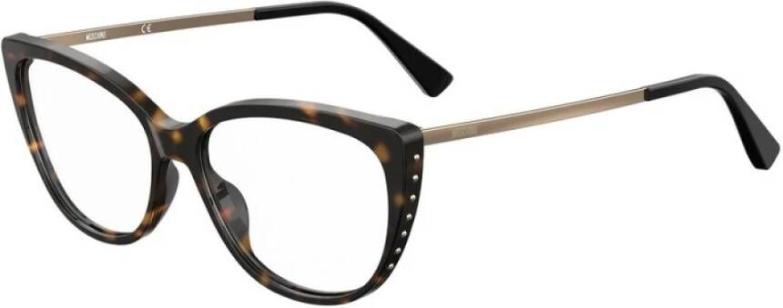Moschino Bicolor Acetaatmontuur Bril voor Vrouwen Multicolor Dames