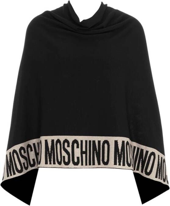 Moschino Capes Zwart Dames