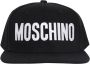 Moschino Canvas Cap met Logo Print en Verstelbare Band Black Heren - Thumbnail 3
