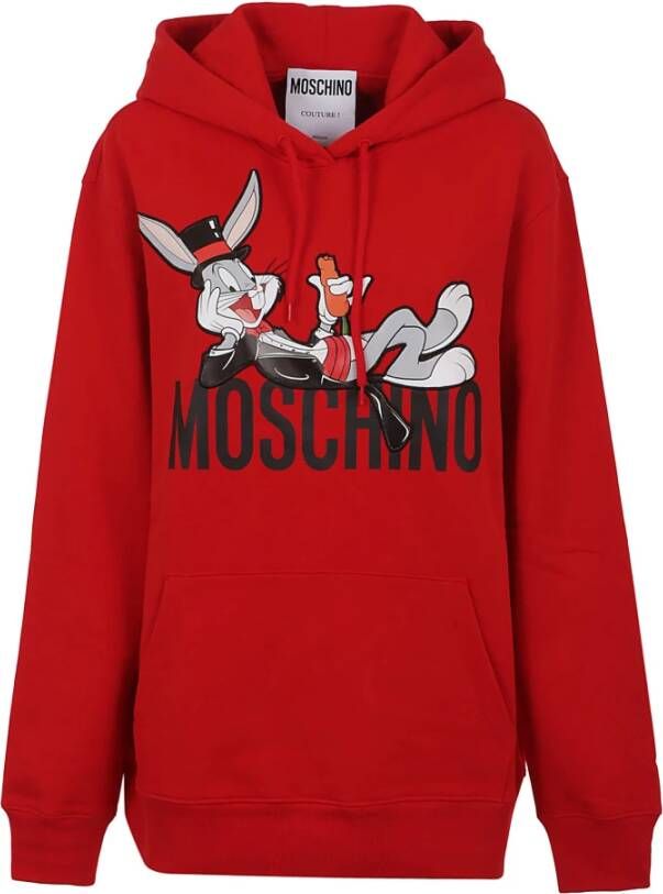 Moschino Capuchon Rood Dames