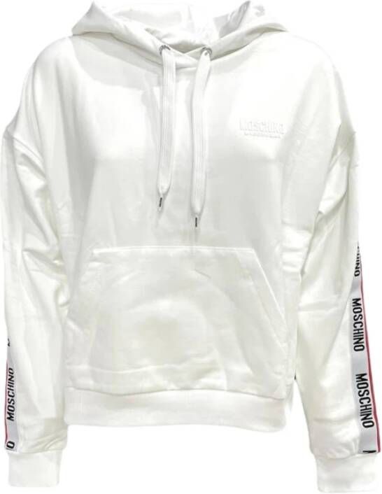 Moschino Pre-Owned Hoodie White Dames