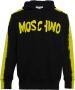 Moschino Zwarte hoodie Regular fit Geschikt voor koud weer 100% katoen Black Heren - Thumbnail 2