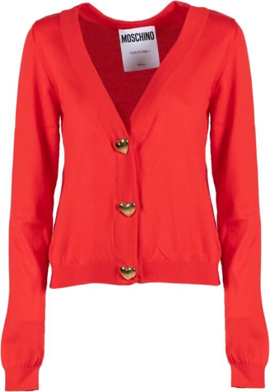 Moschino Cardigans Rood Dames