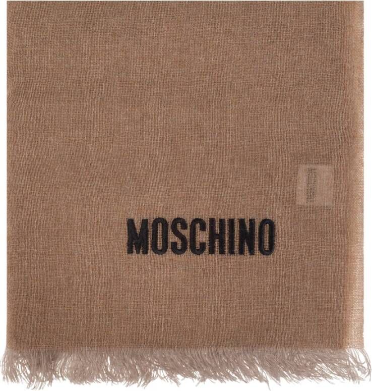 Moschino Cashmere sjaal Bruin Unisex