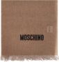 Moschino Cashmere sjaal Bruin Unisex - Thumbnail 1