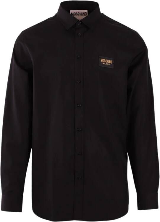 Moschino Casual overhemd Zwart Heren