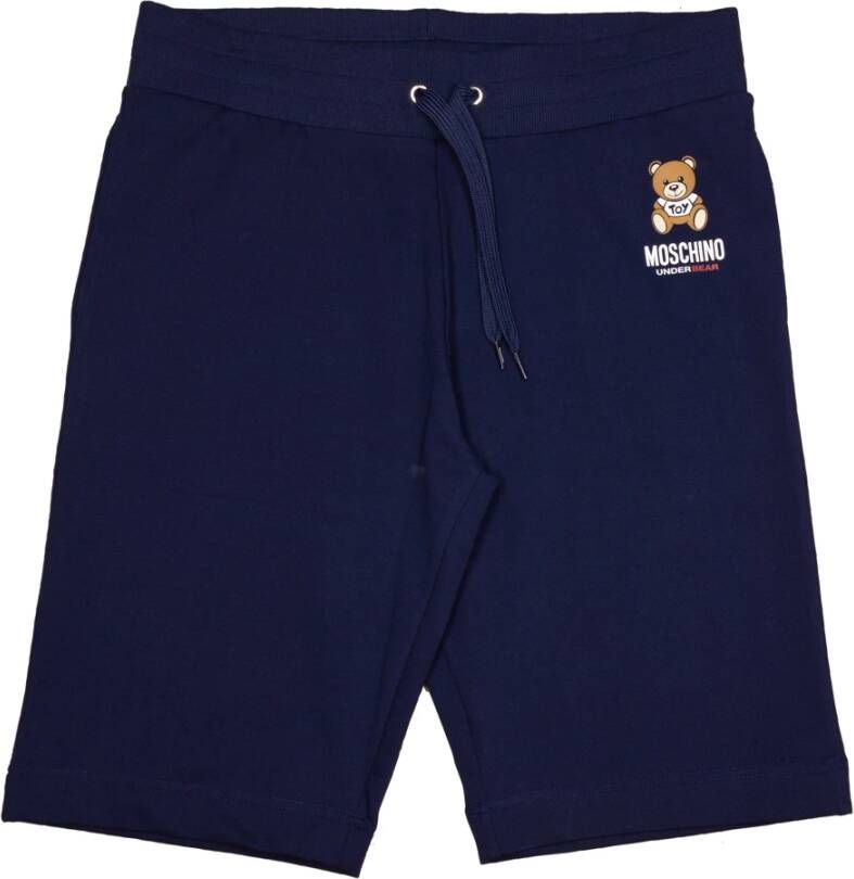 Moschino Casual Shorts Blauw Heren