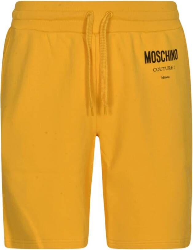 Moschino Casual Shorts Geel Heren