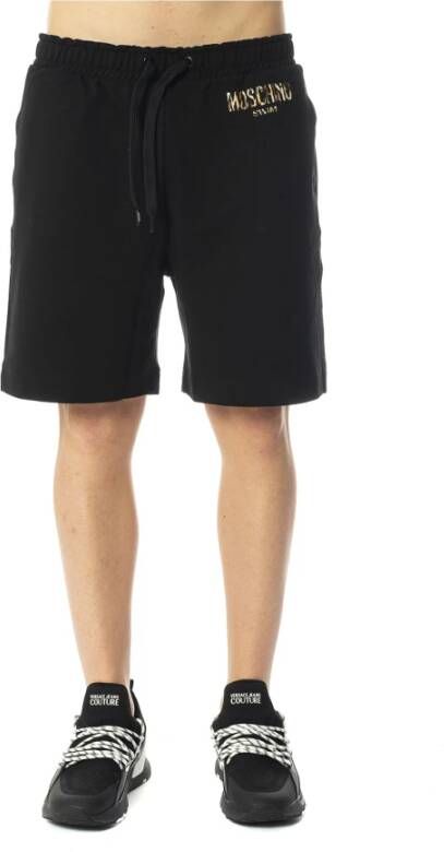 Moschino Stijlvolle Zwarte Casual Shorts voor Heren Black Heren