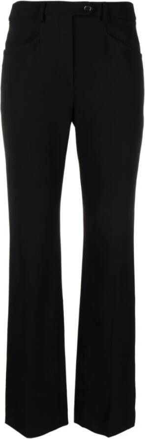 Moschino Stijlvolle broek met middelhoge taille Black Dames