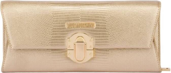 Moschino Dames Synthetische Gouden Bandolier Yellow Dames