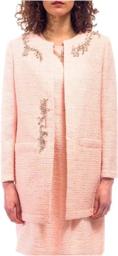 Moschino Coats Roze Dames