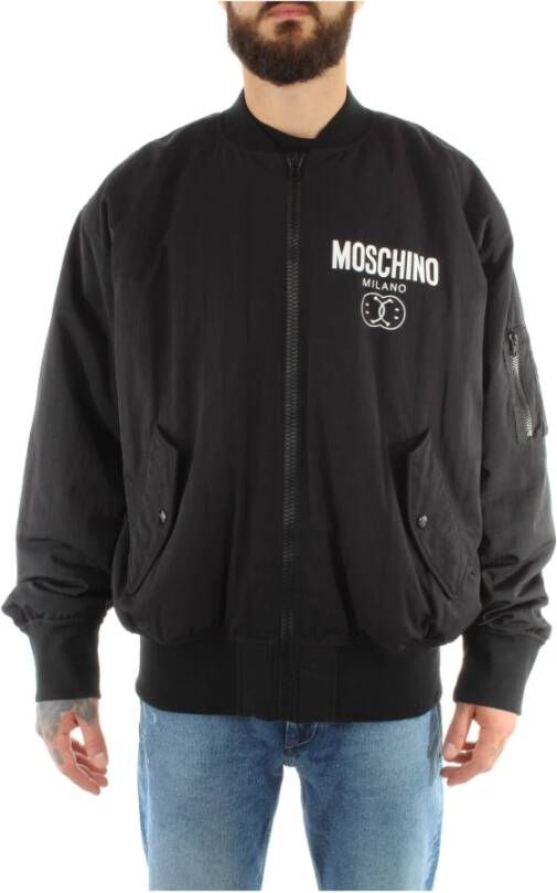 Moschino Coats Zwart Heren