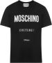 Moschino Couture Korte Mouw Katoenen T-Shirt Black Heren - Thumbnail 1