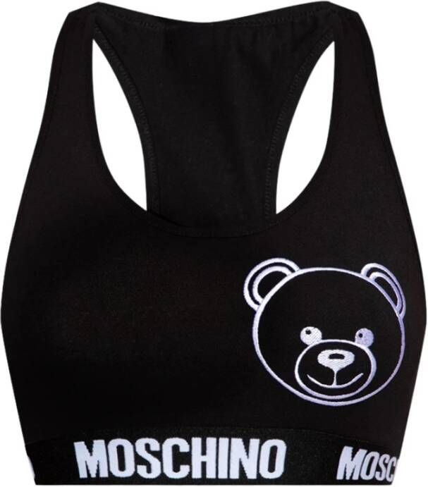 Moschino Sport BH`er til træning Zwart Dames