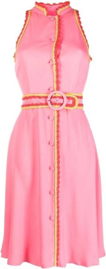 Moschino Dag korte jurk Roze Dames