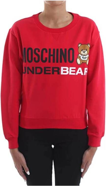 Moschino Dames sweatshirt A1709 9006 118 Rood Dames