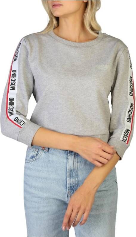 Moschino Warm en stijlvol dames sweatshirt 1710-9004 Gray Dames