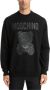 Moschino Zwarte Crewneck Sweatshirt voor Heren met Teddy Bear Print Black Heren - Thumbnail 1