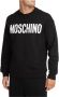 Moschino Zwarte Crewneck Sweatshirt voor Heren met Logo Print Black Heren - Thumbnail 6