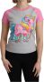 Moschino Gray and pink Cotton T-shirt My Little Pony Top Grijs Dames - Thumbnail 1