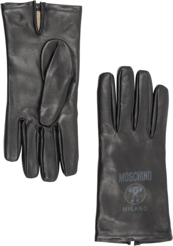 Moschino Handschoenen Zwart Heren