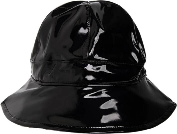 Moschino Stijlvolle Logo Bucket Hat Black Dames