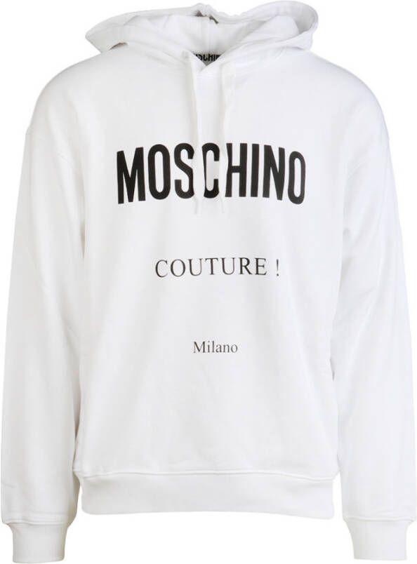 Moschino Hooded sweatshirt Wit Heren