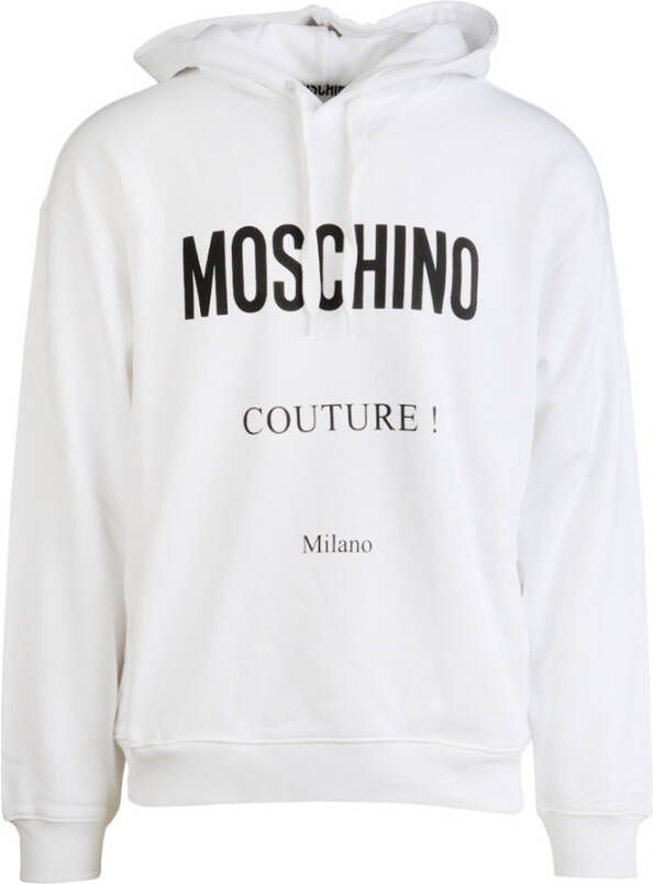 Moschino Hooded sweatshirt Wit Heren