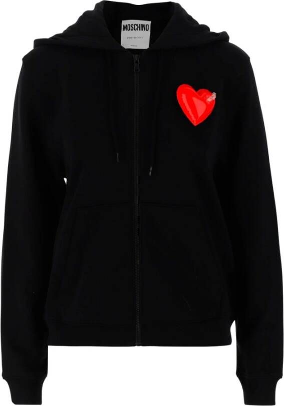 Moschino Hoodies Zwart Dames