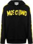 Moschino Zwarte hoodie Regular fit Geschikt voor koud weer 100% katoen Black Heren - Thumbnail 1