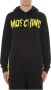 Moschino Zwarte hoodie Regular fit Geschikt voor koud weer 100% katoen Black Heren - Thumbnail 1
