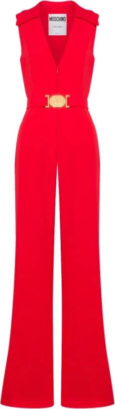 Moschino Jumpsuit Rood Dames