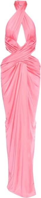 Moschino Jurk met ontblote schouders Roze Dames