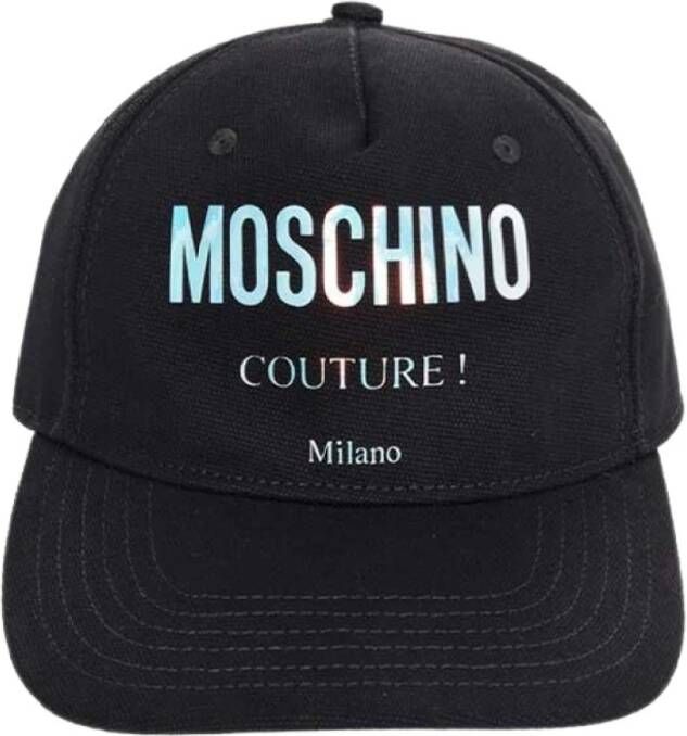 Moschino Pet met logoprint Zwart