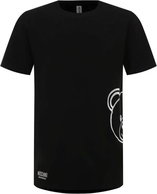 Moschino Katoenen Teddy T-Shirt voor Heren Zwart Heren