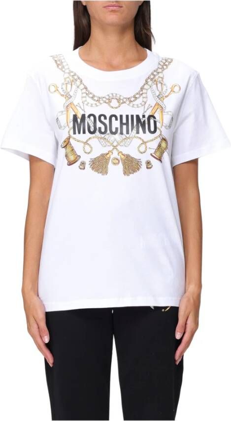 Moschino Klassiek T-Shirt Wit Dames
