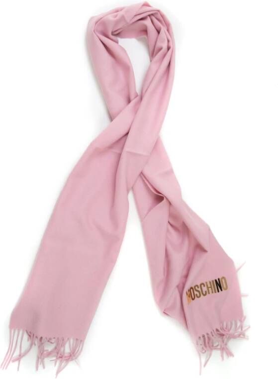 Moschino Klassieke sjaal Roze Dames