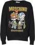 Moschino Sweatshirt The FlintstonessMiley Zwart Dames - Thumbnail 1
