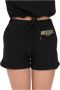 Moschino Korte shorts met logo print en str versiering Black Dames - Thumbnail 1